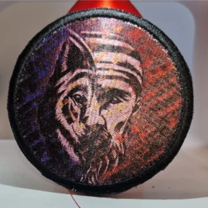 PAtch brodat decebal si lupul dacic